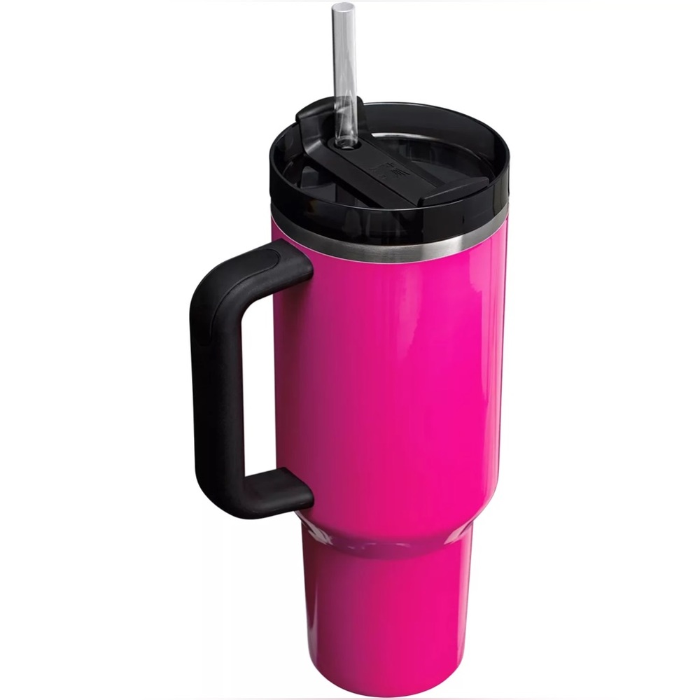Stanley 40 oz. Quencher H2.0 FlowState Tumbler –‎ Electric Pink - Picture 3 of 9